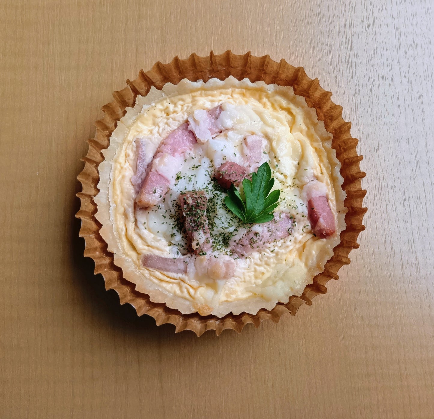 ベーコンとポテトのゴロゴロキッシュ-O