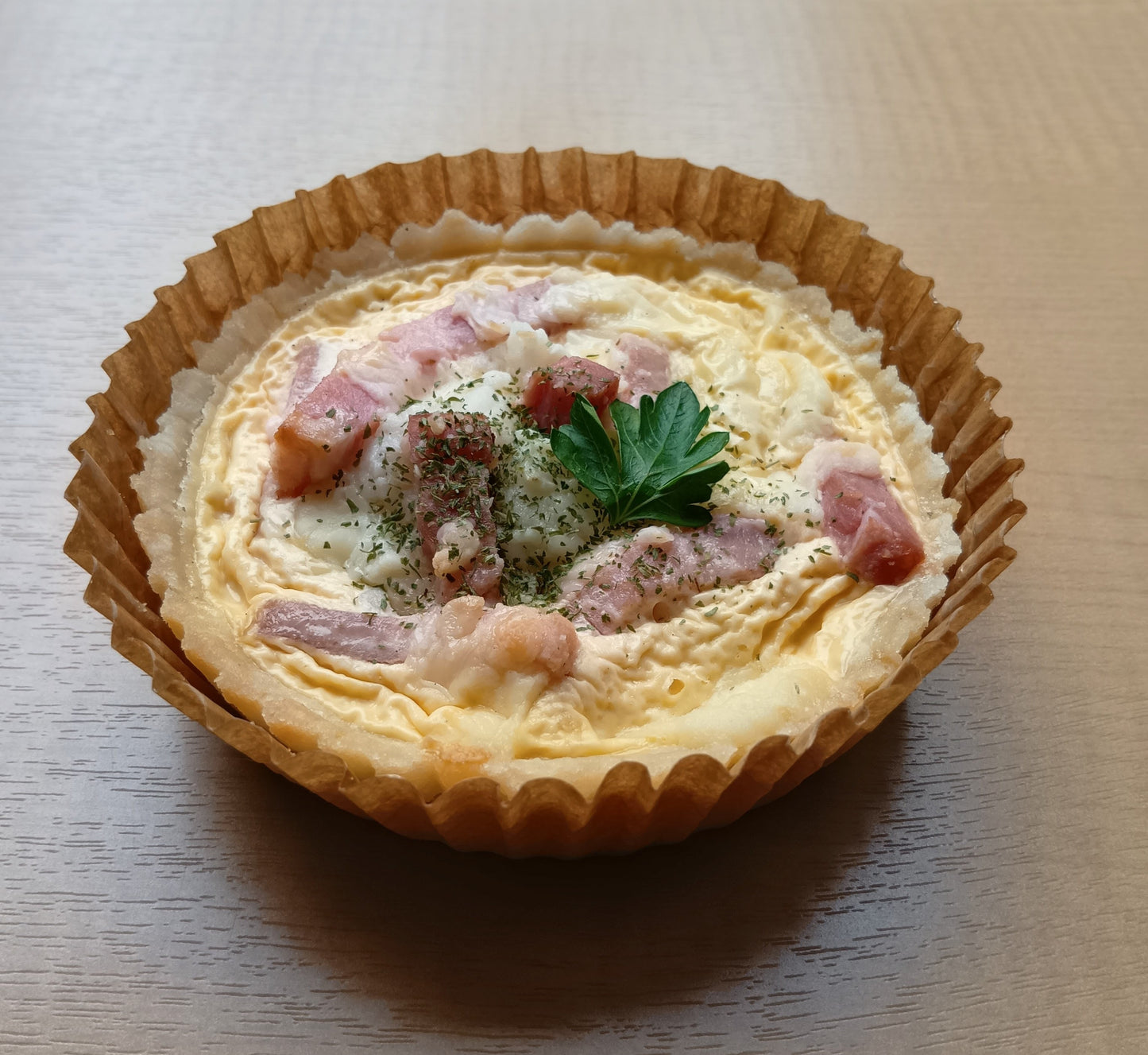 ベーコンとポテトのゴロゴロキッシュ-O